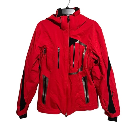 Spyder Red Ski/Snowboard Winter Shell Jacket Womens Size Small Thinsulate - Picture 1 of 16